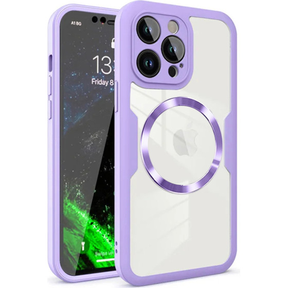 Techsuit - ColorVerse 360 MagSafe Series + Screen Protector - iPhone 12 Pro - Purple