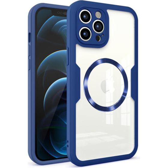 Techsuit - ColorVerse 360 MagSafe Series + Screen Protector - iPhone 12 Pro Max - Blue