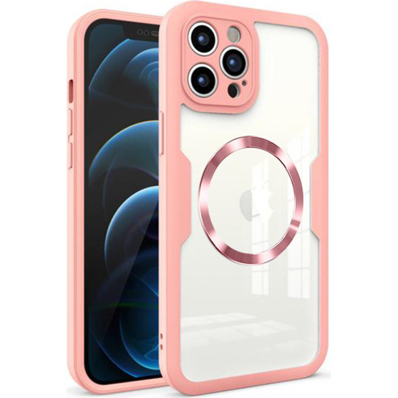 Techsuit - ColorVerse 360 MagSafe Series + Screen Protector - iPhone 12 Pro Max - Pink