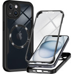 Techsuit - ColorVerse 360 MagSafe Series + Screen Protector - iPhone 14 - Black