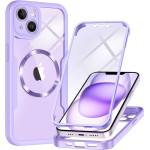 Techsuit - ColorVerse 360 MagSafe Series + Screen Protector - iPhone 14 - Purple