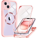 Techsuit - ColorVerse 360 MagSafe Series + Screen Protector - iPhone 14 - Pink