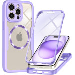 Techsuit - ColorVerse 360 MagSafe Series + Screen Protector - iPhone 14 Pro Max - Purple