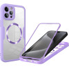 Techsuit - ColorVerse 360 MagSafe Series + Screen Protector - iPhone 15 Pro Max - Purple