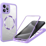 Techsuit - ColorVerse 360 MagSafe Series + Screen Protector - iPhone 15 Pro Max - Purple