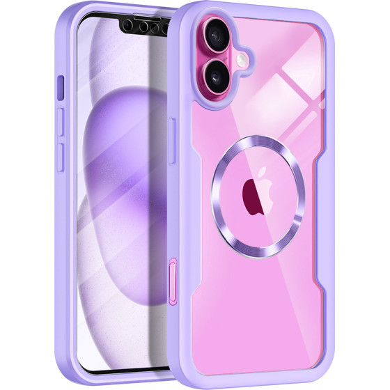 Techsuit - ColorVerse 360 MagSafe Series + Screen Protector - iPhone 16 Plus - Purple