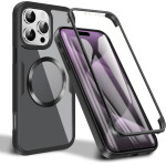 Techsuit - ColorVerse 360 MagSafe Series + Screen Protector - iPhone 16 Pro - Black