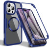 Techsuit - ColorVerse 360 MagSafe Series + Screen Protector - iPhone 16 Pro - Blue