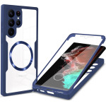 Techsuit - ColorVerse 360 MagSafe Series + Screen Protector - Samsung Galaxy S22 Ultra 5G - Blue