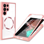Techsuit - ColorVerse 360 MagSafe Series + Screen Protector - Samsung Galaxy S22 Ultra 5G - Pink