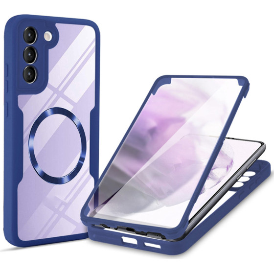 Techsuit - ColorVerse 360 MagSafe Series + Screen Protector - Samsung Galaxy S23 - Blue