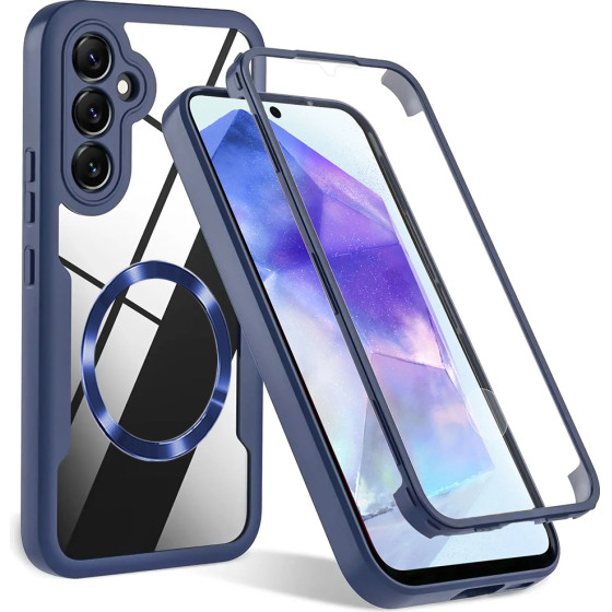 Techsuit - ColorVerse 360 MagSafe Series + Screen Protector - Samsung Galaxy S23 FE - Blue