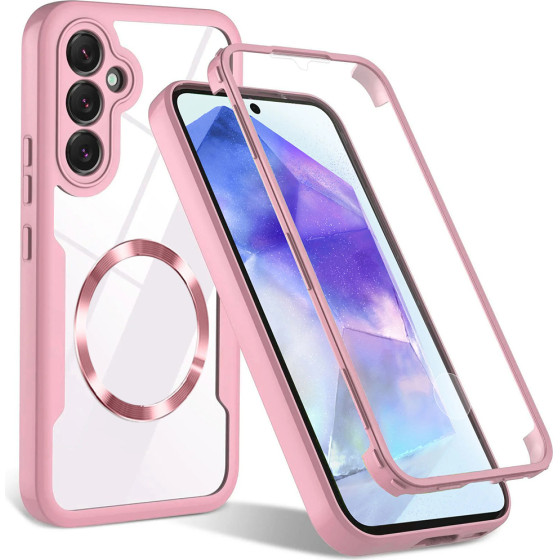 Techsuit - ColorVerse 360 MagSafe Series + Screen Protector - Samsung Galaxy S23 FE - Pink