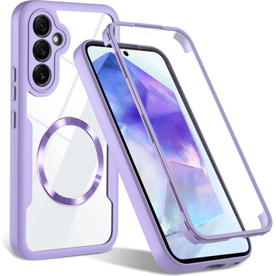 Techsuit - ColorVerse 360 MagSafe Series + Screen Protector - Samsung Galaxy S23 FE - Purple