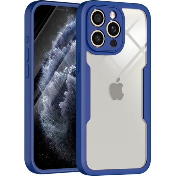 Techsuit - ColorVerse 360 Series + Screen Protector - iPhone 11 Pro - Blue