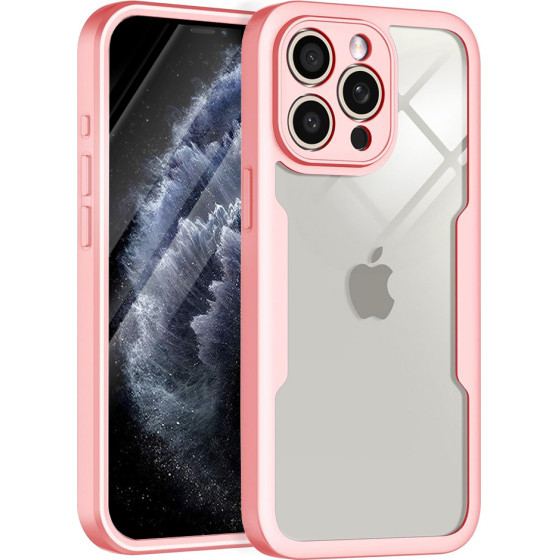 Techsuit - ColorVerse 360 Series + Screen Protector - iPhone 11 Pro Max - Pink