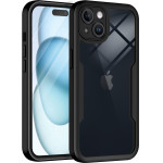 Techsuit - ColorVerse 360 Series + Screen Protector - iPhone 15 Plus - Black
