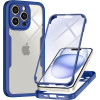 Techsuit - ColorVerse 360 Series + Screen Protector - iPhone 15 Pro - Blue