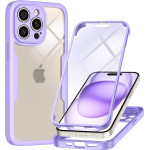 Techsuit - ColorVerse 360 Series + Screen Protector - iPhone 15 Pro - Purple