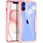 Techsuit - ColorVerse 360 Series + Screen Protector - iPhone 16 - Pink