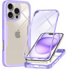 Techsuit - ColorVerse 360 Series + Screen Protector - iPhone 16 Pro - Purple