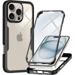 Techsuit - ColorVerse 360 Series + Screen Protector - iPhone 16 Pro Max - Black