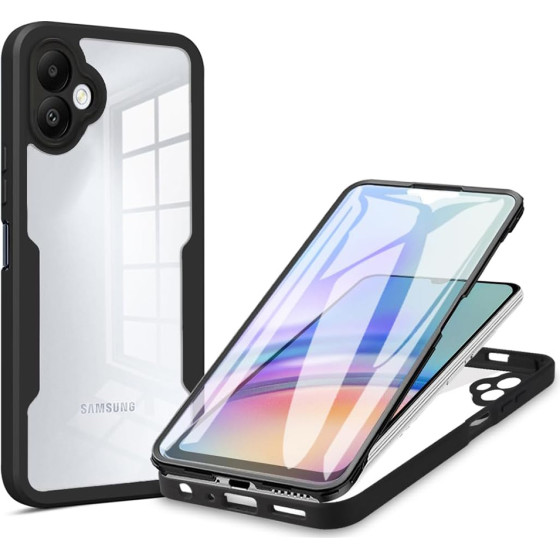 Techsuit - ColorVerse 360 Series + Screen Protector - Samsung Galaxy A05 - Black