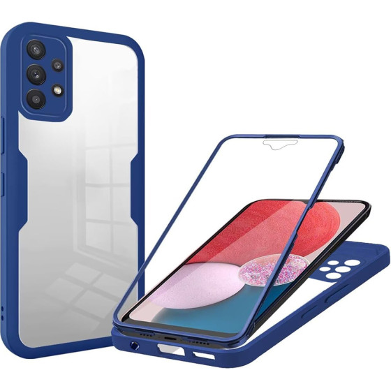 Techsuit - ColorVerse 360 Series + Screen Protector - Samsung Galaxy A13 4G - Blue