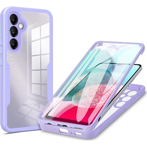 Techsuit - ColorVerse 360 Series + Screen Protector - Samsung Galaxy A14 4G / A14 5G - Purple