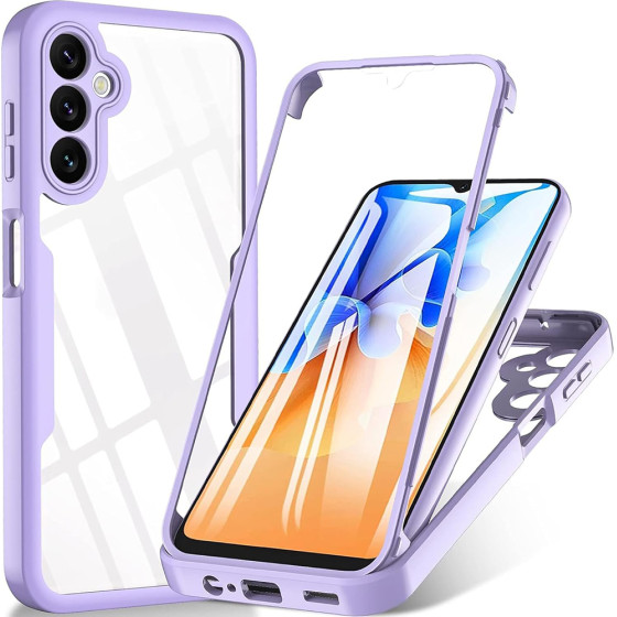 Techsuit - ColorVerse 360 Series + Screen Protector - Samsung Galaxy A16 4G / A16 5G - Purple