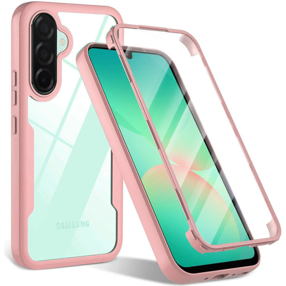 Techsuit - ColorVerse 360 Series + Screen Protector - Samsung Galaxy A26 5G - Pink