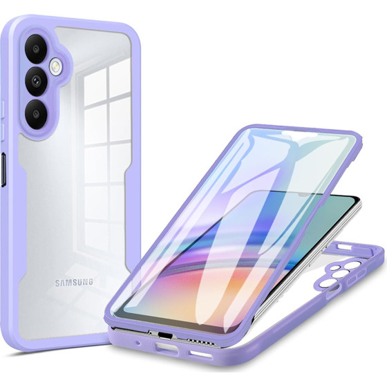 Techsuit - ColorVerse 360 Series + Screen Protector - Samsung Galaxy A34 5G - Purple