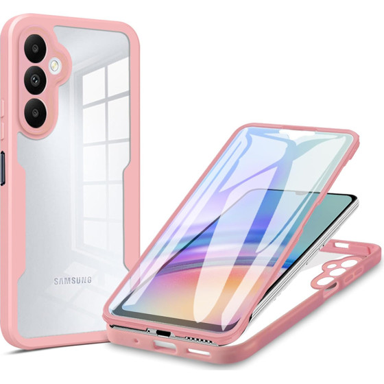 Techsuit - ColorVerse 360 Series + Screen Protector - Samsung Galaxy A34 5G - Pink