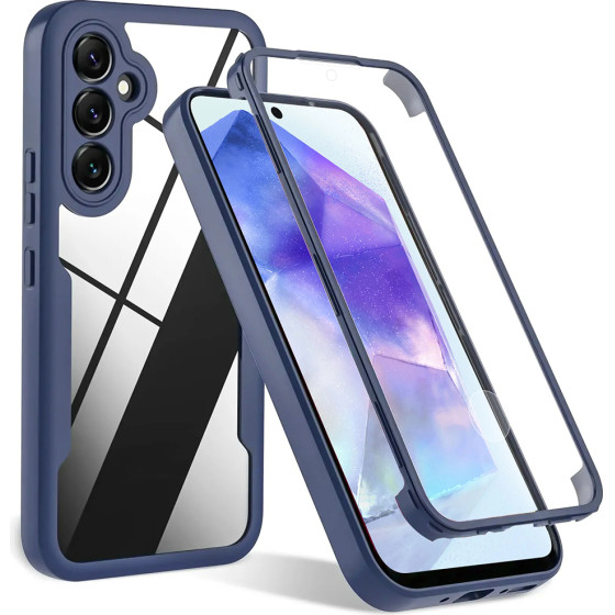 Techsuit - ColorVerse 360 Series + Screen Protector - Samsung Galaxy A35 5G - Blue