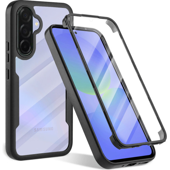 Techsuit - ColorVerse 360 Series + Screen Protector - Samsung Galaxy A36 5G / A56 5G - Black