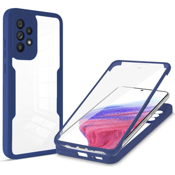 Techsuit - ColorVerse 360 Series + Screen Protector - Samsung Galaxy A53 5G - Blue