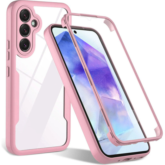 Techsuit - ColorVerse 360 Series + Screen Protector - Samsung Galaxy A54 - Pink