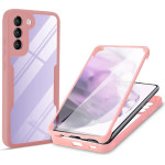 Techsuit - ColorVerse 360 Series + Screen Protector - Samsung Galaxy S21 FE 5G - Pink
