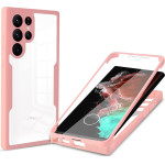Techsuit - ColorVerse 360 Series + Screen Protector - Samsung Galaxy S23 Ultra - Pink