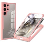 Techsuit - ColorVerse 360 Series + Screen Protector - Samsung Galaxy S24 Ultra - Pink