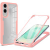 Techsuit - ColorVerse 360 Series + Screen Protector - Samsung Galaxy S25 Edge - Pink