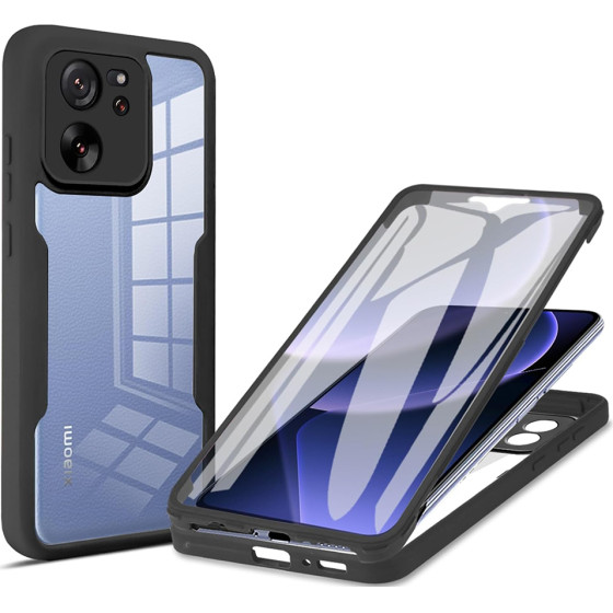 Techsuit - ColorVerse 360 Series + Screen Protector - Xiaomi 13T / 13T Pro - Black