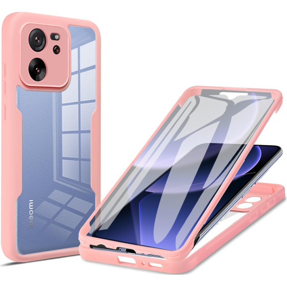 Techsuit - ColorVerse 360 Series + Screen Protector - Xiaomi 13T / 13T Pro - Pink