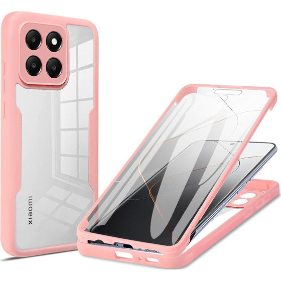 Techsuit - ColorVerse 360 Series + Screen Protector - Xiaomi 14 - Pink
