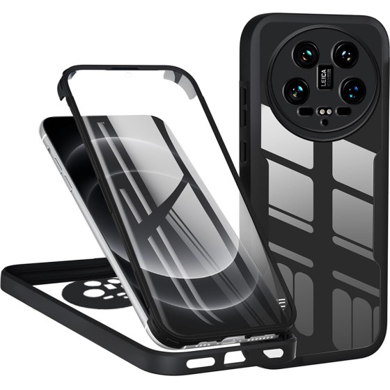 Techsuit - ColorVerse 360 Series + Screen Protector - Xiaomi 14 Ultra - Black