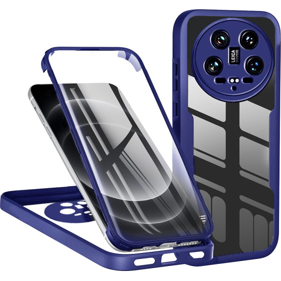 Techsuit - ColorVerse 360 Series + Screen Protector - Xiaomi 14 Ultra - Blue