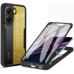 Techsuit - ColorVerse 360 Series + Screen Protector - Xiaomi Poco X7 Pro - Black