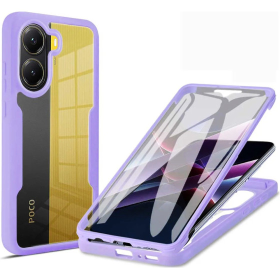Techsuit - ColorVerse 360 Series + Screen Protector - Xiaomi Poco X7 Pro - Purple
