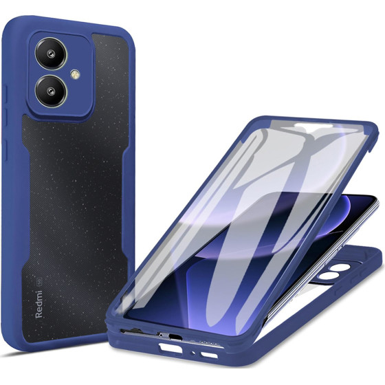 Techsuit - ColorVerse 360 Series + Screen Protector - Xiaomi Redmi 13C 5G - Blue