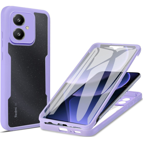 Techsuit - ColorVerse 360 Series + Screen Protector - Xiaomi Redmi 13C 5G - Purple